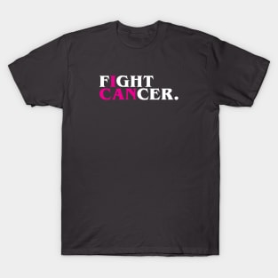 Fight Cancer (I Can), Pink T-Shirt